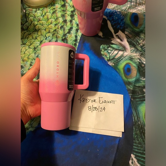 Hydrojug Candy Coated Pink Ombré 20oz Traveler Tumbler - Picture 1 of 6